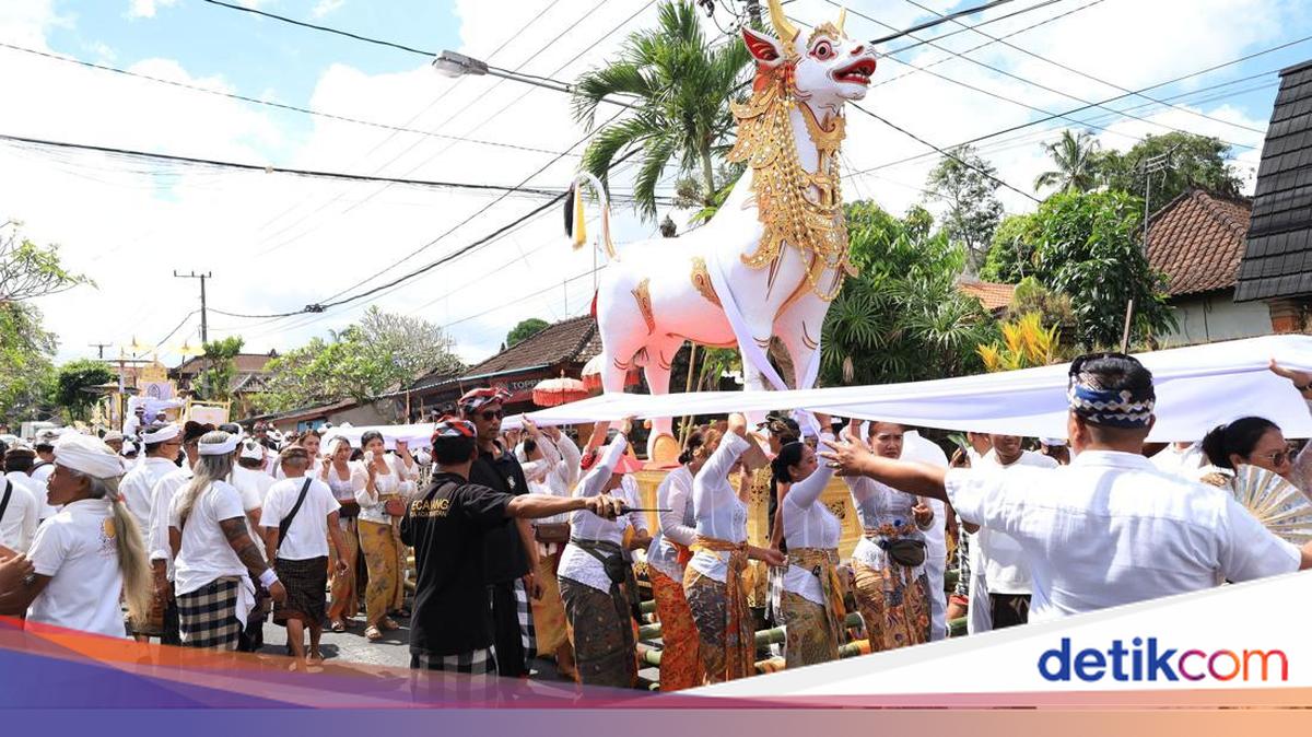 Ida Pedanda Istri Purnama's Pelebon Ceremony Piques Foreign Tourists' Curiosity