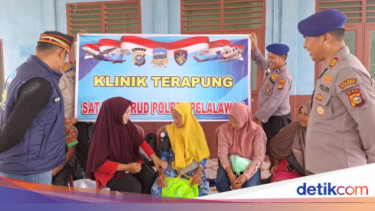 Riau Police's JALUR Programme Reaches Remote Pelalawan Villages, Distributes Social Assistance to Orphans