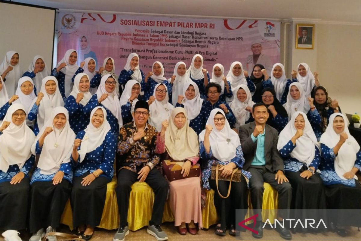 MPR Instills Four National Pillars in PAUD Educators in Bangka Belitung