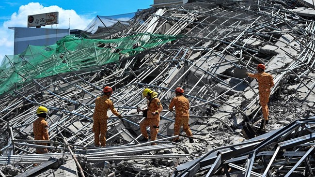 Sudden Building Collapse in Philippines Traps Dozens