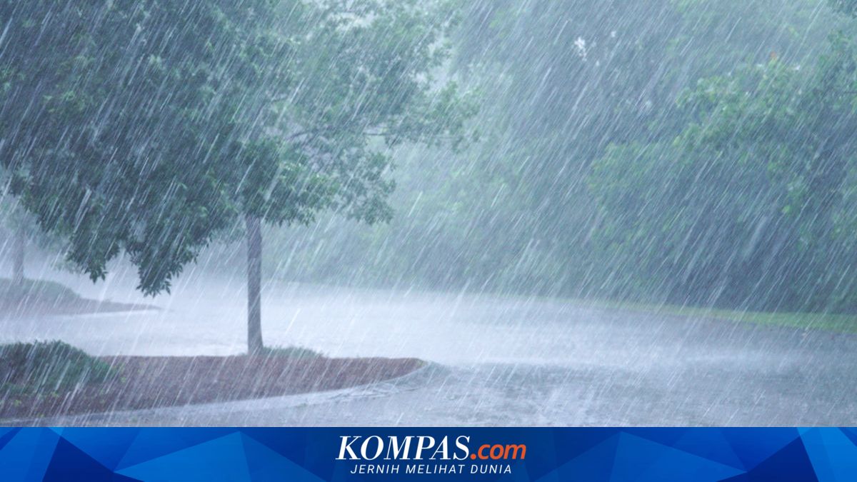 BMKG warns of potential rain and thunderstorms in major cities today