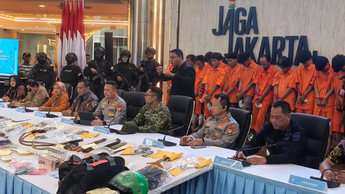 Polda Metro Jaya Solves 127 Street Crime Cases, Arrests 173 Suspects