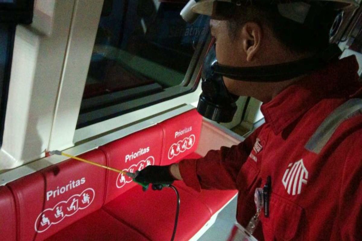 KAI Maintains LRT Jabodebek Hygiene Through Pest Control and Fumigation
