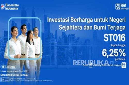 Starting from Rp 1 million, Sukuk ST016 offers a secure Sharia-compliant investment for all segments