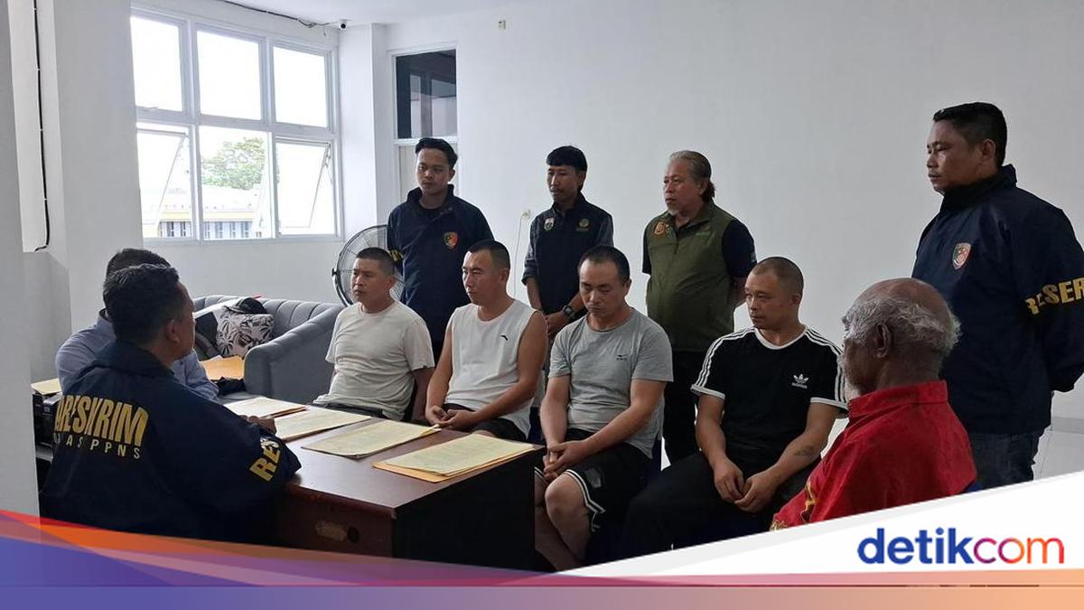 Bareskrim Arrests Four Foreign Nationals in Illegal Mining Case in Papua's Forests