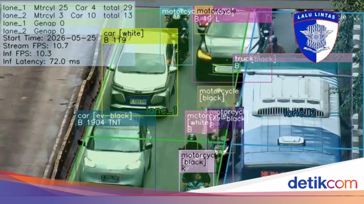 Following ETLE Drone Launch, Police Traffic Corps Steps Up Jakarta Odd-Even Enforcement