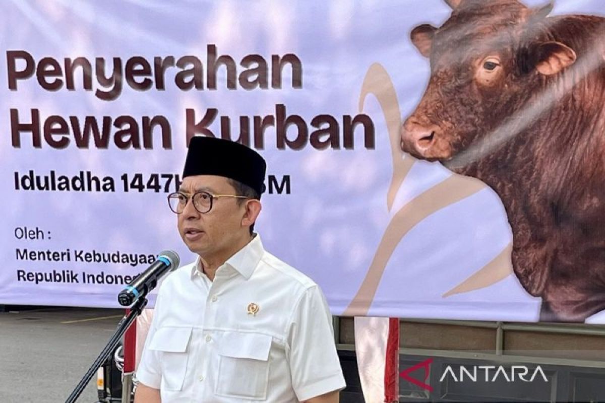 Minister of Culture: Idul Adha reinforces solidarity and mutual assistance culture