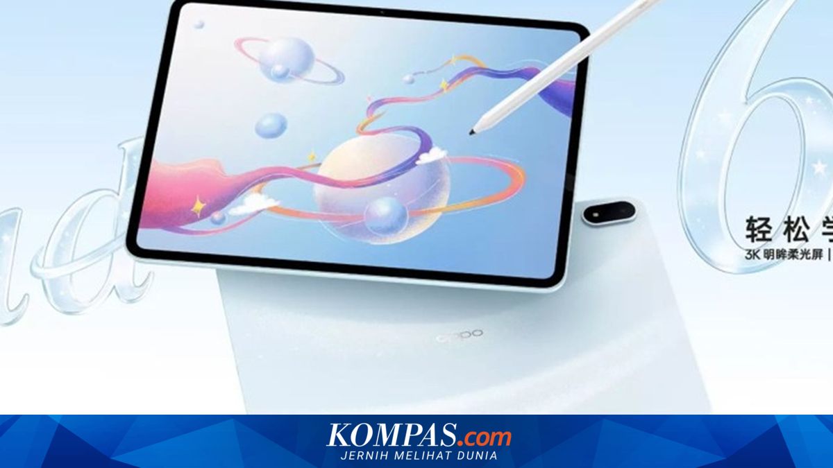 Oppo launches flagship Pad 6 tablet with Dimensity 9500s chip and AI features