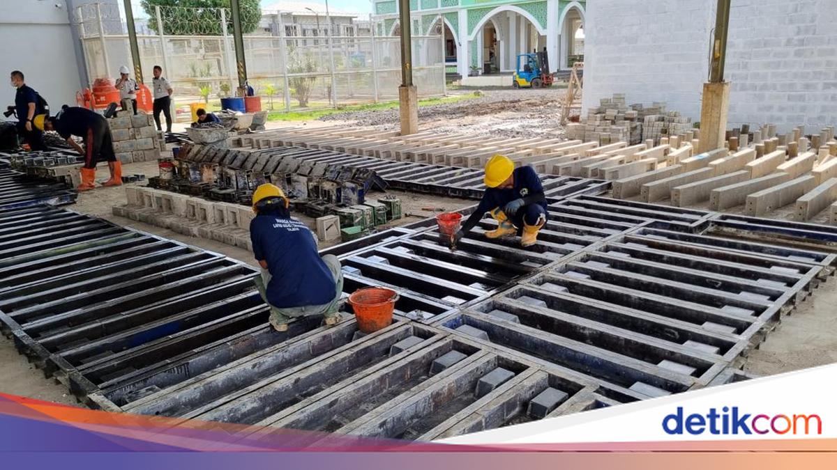 Tangerang Prison Inmates' Paving Blocks Meet Strong Demand from Companies