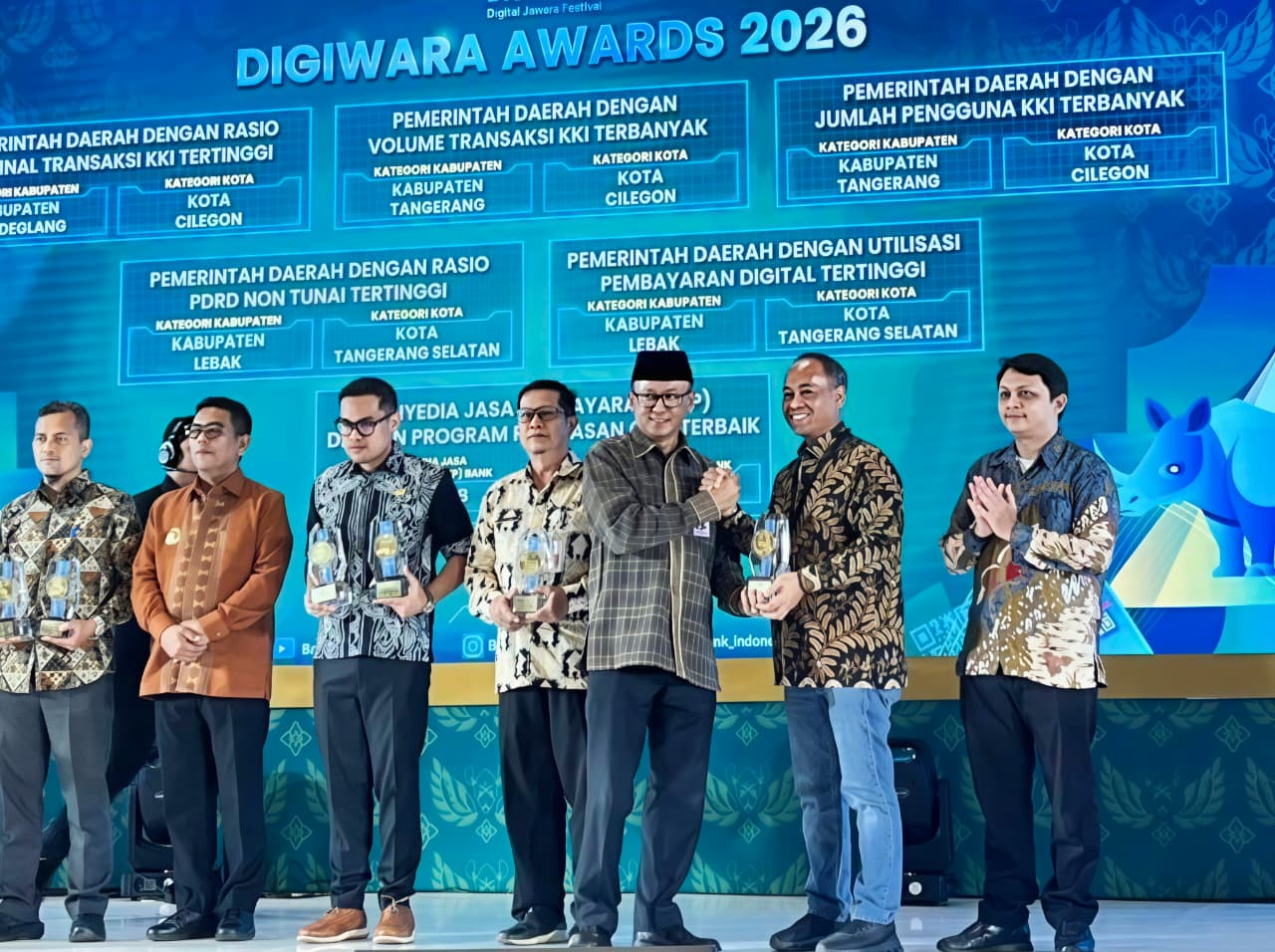 Strengthening bank digitalisation, bank bjb wins most QRIS awards at DIGIWARA 2026