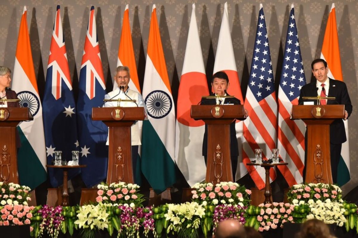 Quad urges diplomatic solution to Hormuz Strait crisis, rejects transit fees