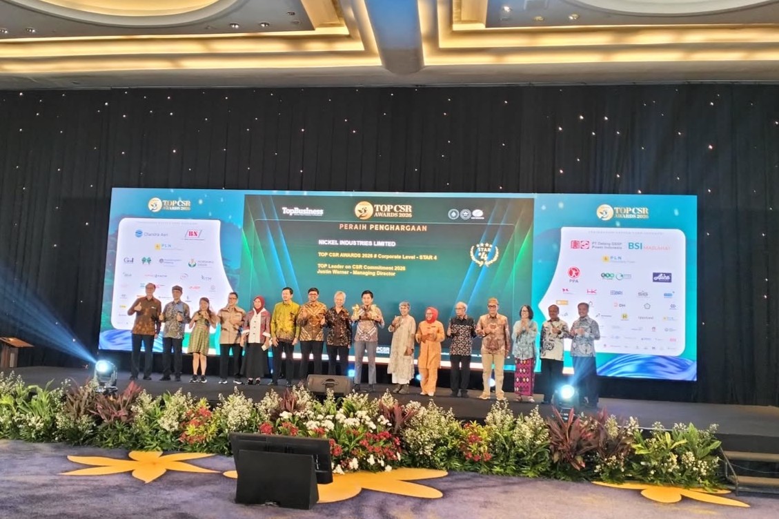 Nickel Industries Wins National CSR Awards for Education Access Programme