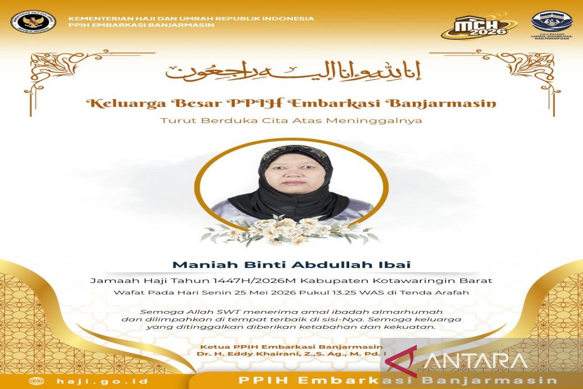 Banjarmasin Hajj Pilgrim Passes Away in Arafah