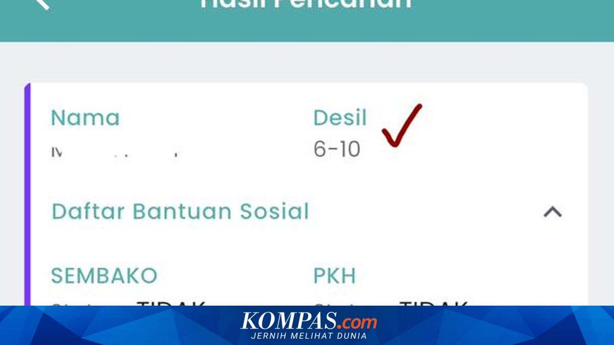 Which Decile Are You In? How to Check Social Assistance Status Using KTP NIK on Your Phone