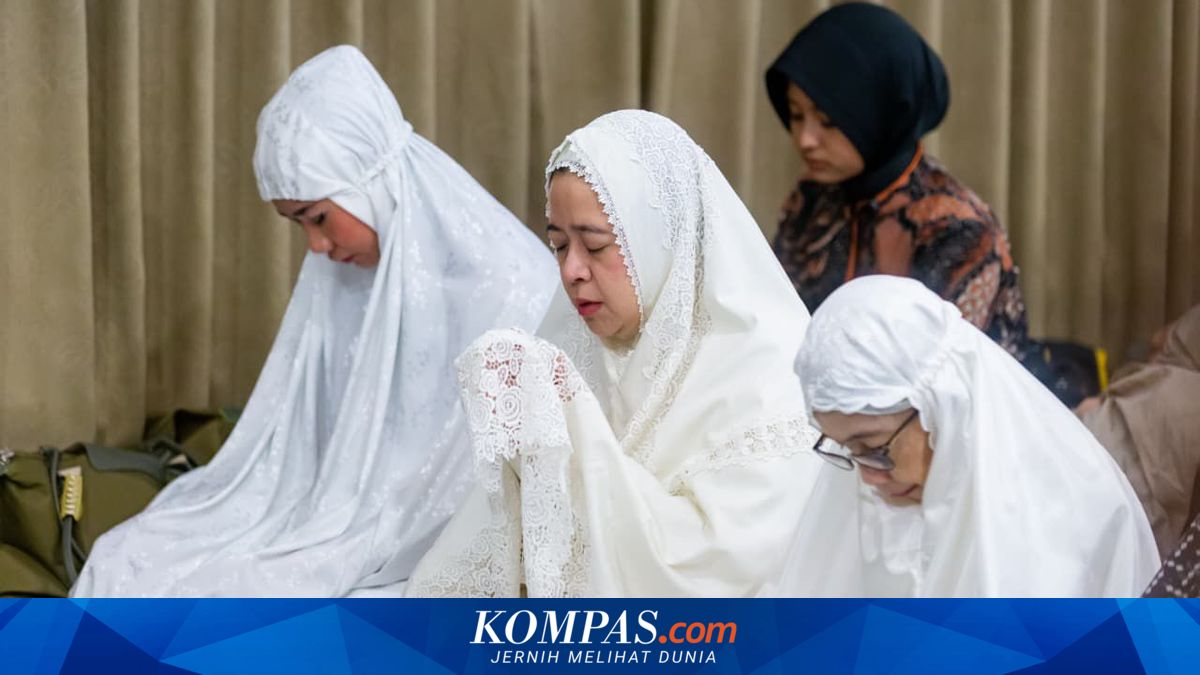 Puan Performs Eid al-Adha Prayer at DPR Mosque, Donates 1-Ton Limousin Cow
