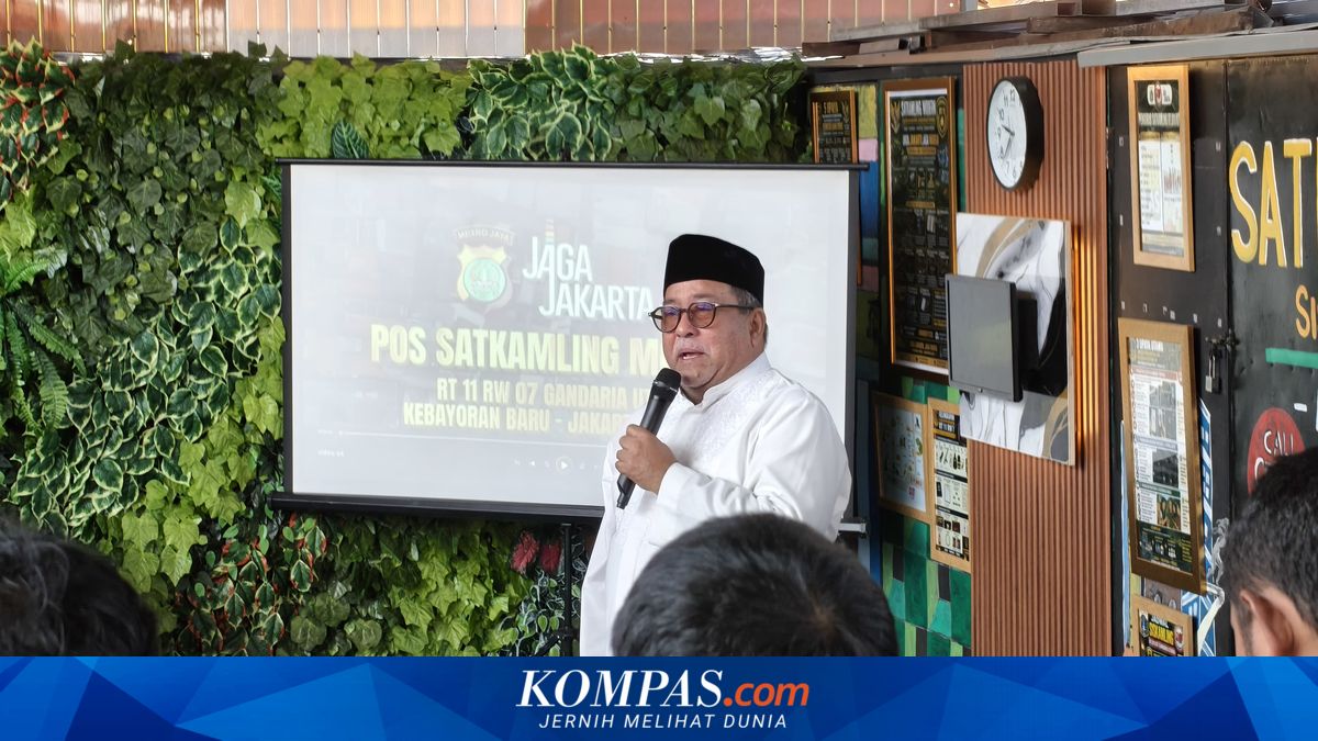 "I Had No Money When Making Si Doel," Says Rano Karno During South Jakarta RT Visit