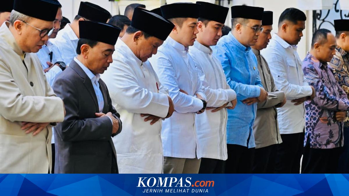 President Prabowo Performs Eid al-Adha Prayer in Paris Accompanied by Didit and Teddy