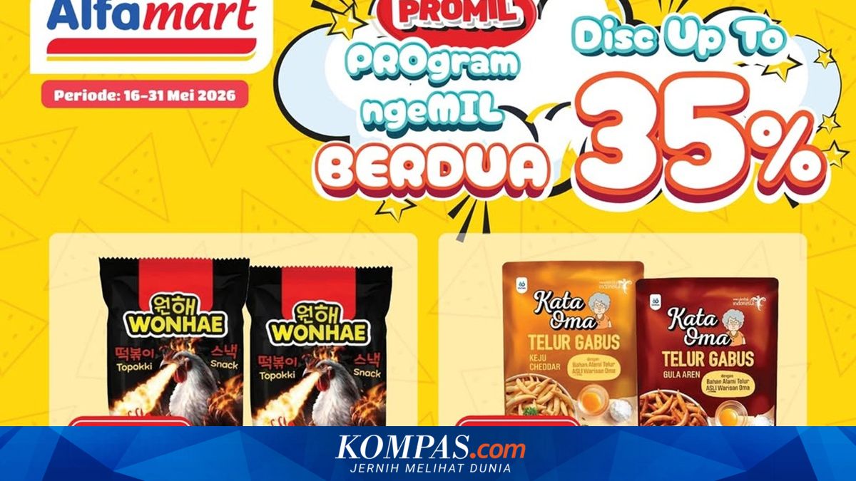 Alfamart Snack Promotion: Buy Two for Less, 16-31 May 2026