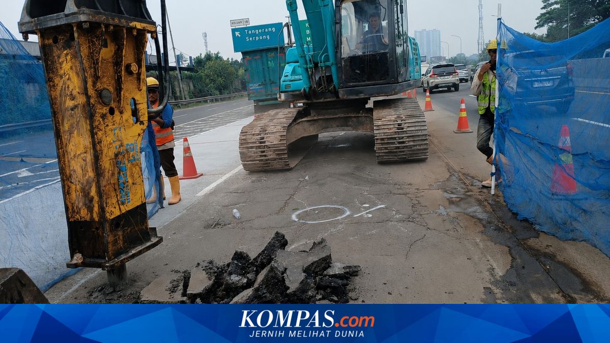 Janger Toll Road Congested Thursday Morning Due to Road Repairs, Other Jakarta Toll Sections Remain Clear
