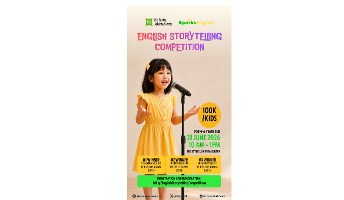 Ibis Styles Jakarta Sunter and Sparks English Host English Storytelling Competition for Kids