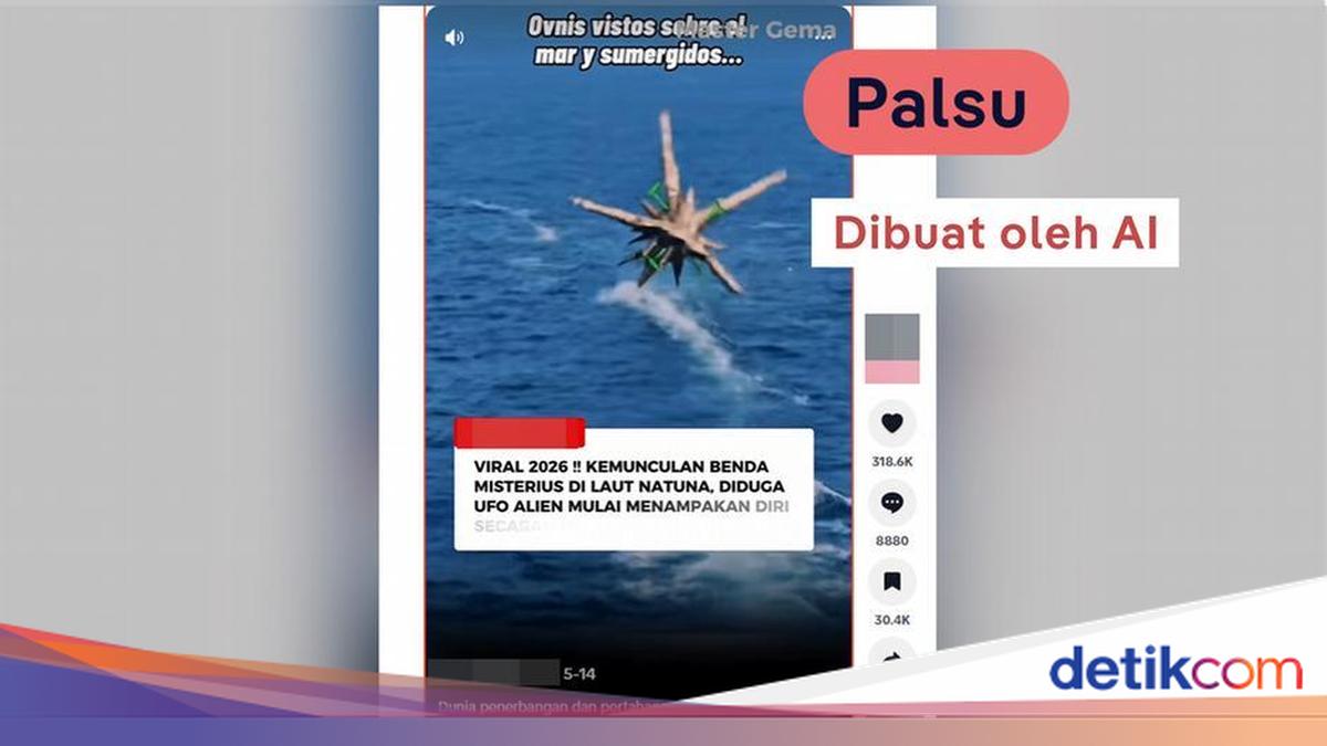 fact-check: viral UFO video over Natuna waters – AI-generated or genuine?