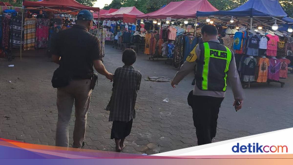 South Sumatra Police crack down on glue-sniffing street children at Amper Bridge