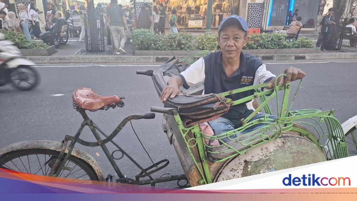 Ngapiyo the Rickshaw Driver: Few Fares Amid Malioboro's Bustle