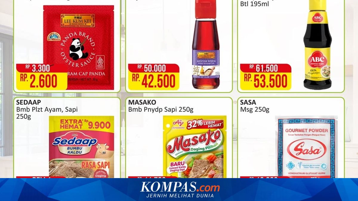 Alfamart's kitchen essentials promotion running until 31 May 2026, featuring price cuts on Masako and Sasa products