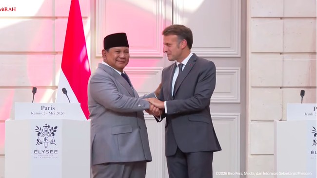 Prabowo praises Macron's leadership: France consistently takes a bold stance