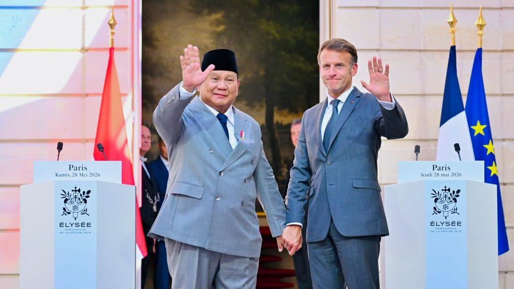 At Élysée Palace, President Prabowo Advocates for Strengthening Indonesia-France Partnership Amid Global Uncertainty and International Conflicts