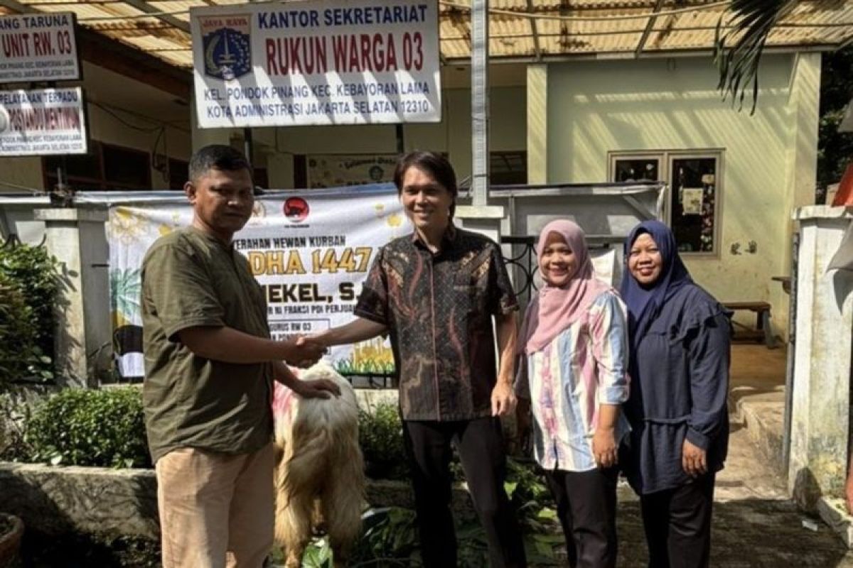 Once Mekel distributes dozens of goats and two cows for Eid al-Adha 1447 AH