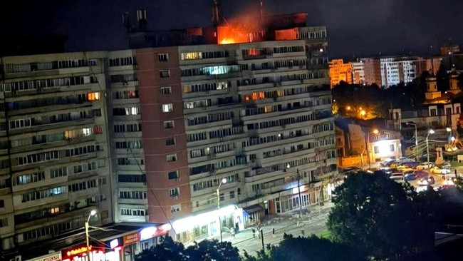Drone Strikes Romanian Apartment Building Near Ukraine Border