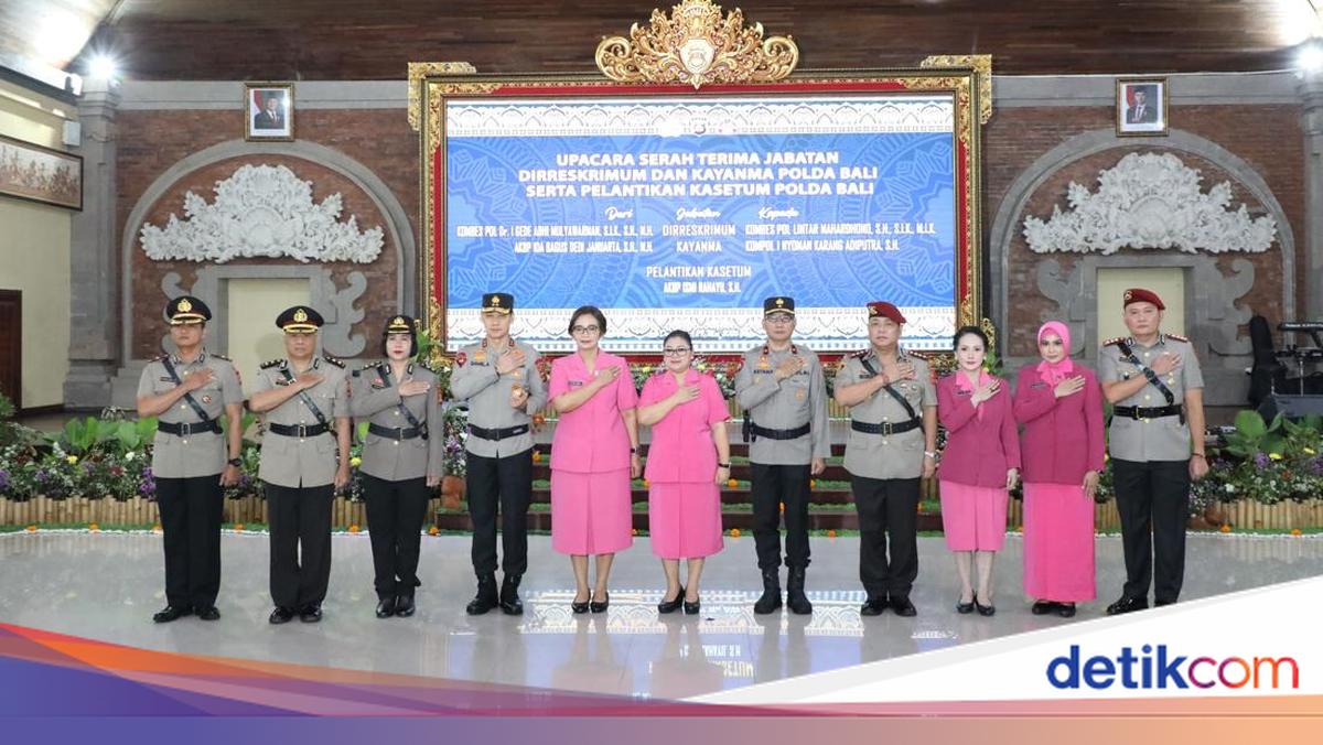 Inspector General Daniel Leads Handover and Installation Ceremony for New Bali Police Officials