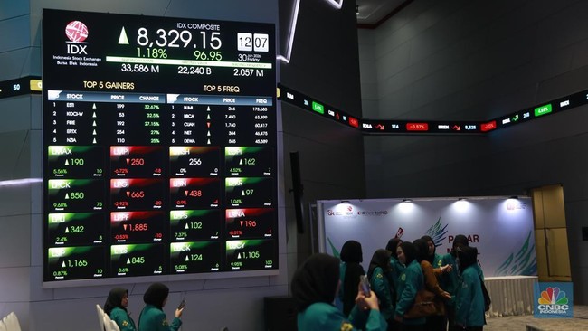 IHSG Closes in Red as Bank Stocks Plunge in Unison