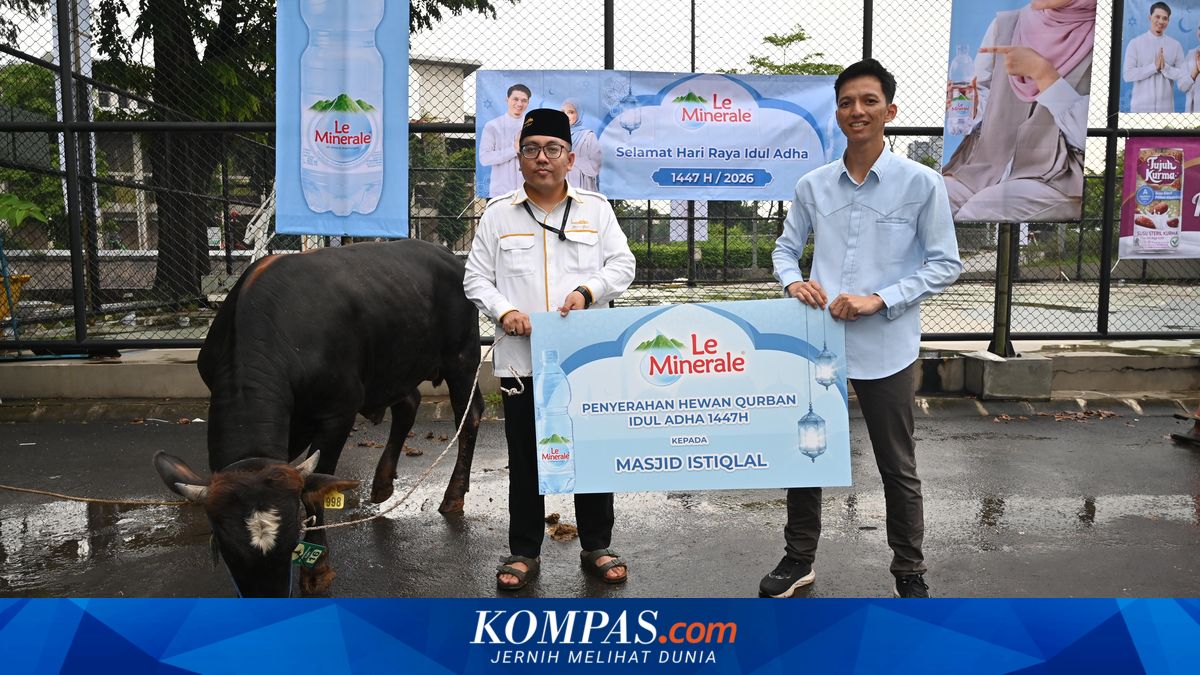Le Minerale Upholds Sustainable Commitment with Sacrificial Animal Donation to Istiqlal Mosque for 2026 Eid al-Adha