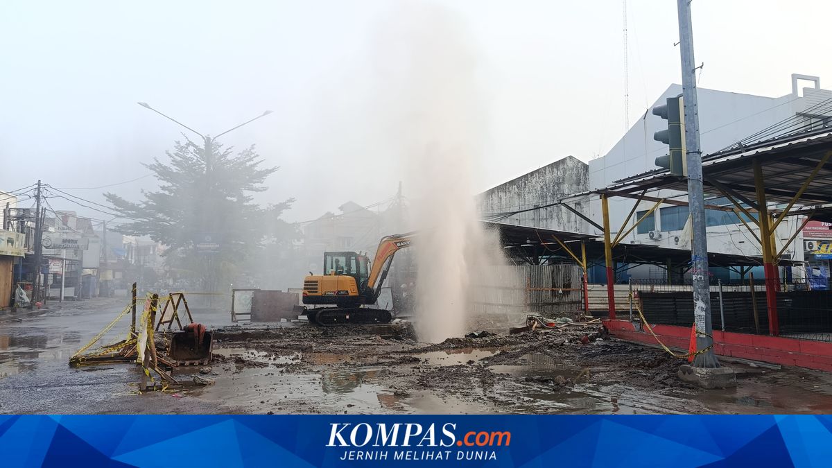 5-Metre Gas and Water Spurt in Bekasi Triggered by Pipeline Leak