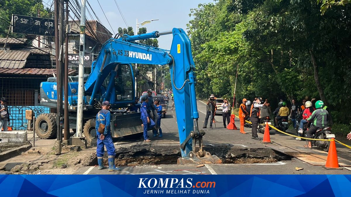 Lenteng Agung Road Subsides, Traffic Diversion Enforced Until June 12