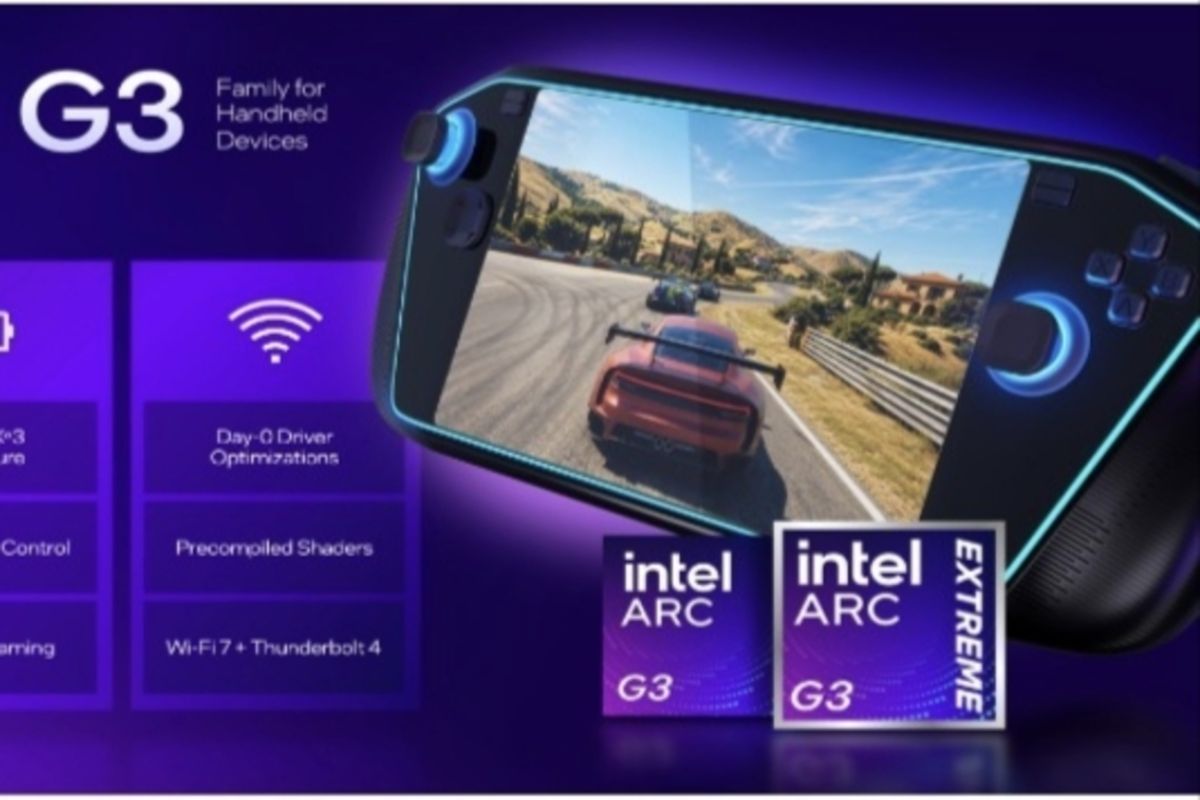 Intel unveils Arc G-Series chips for next-gen handheld consoles