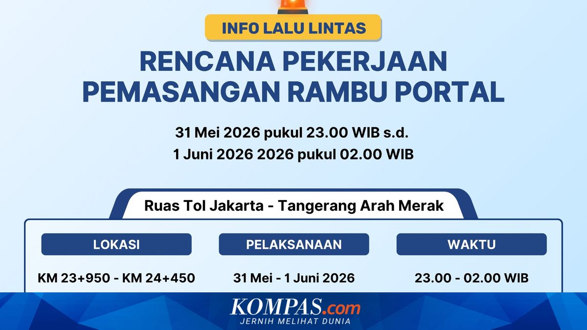 Caution advised on Jakarta-Tangerang Toll Road as gantry installation begins