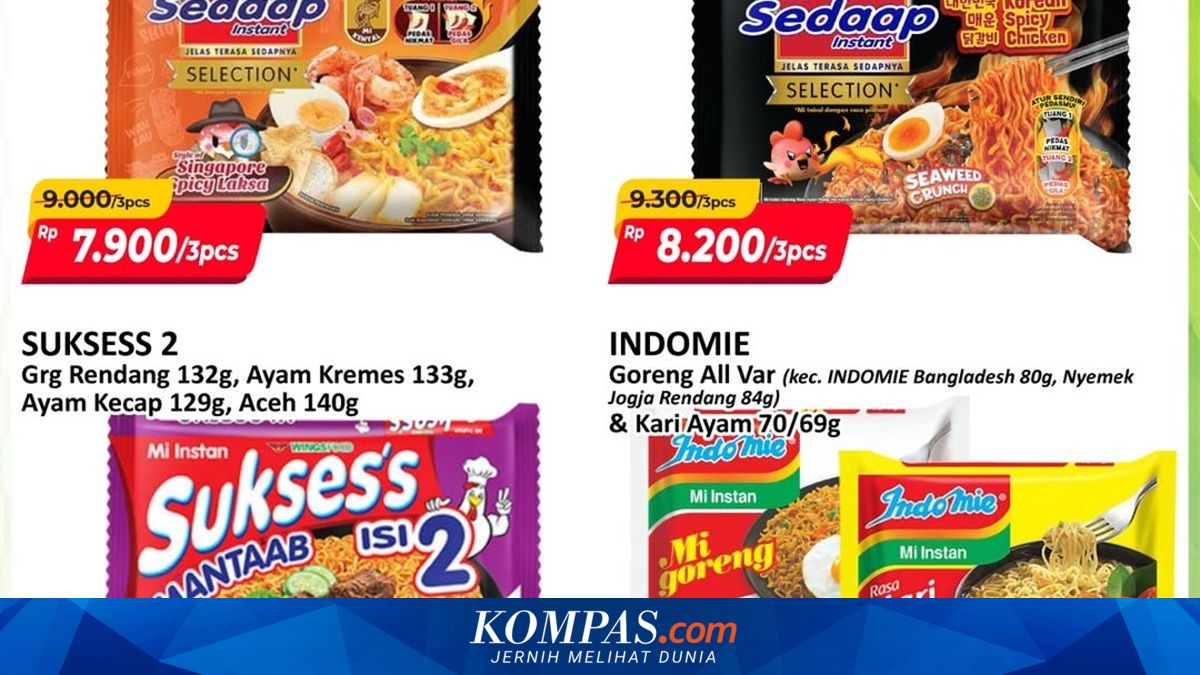Alfamart Promotion 26 May to 2 June 2026: Indomie 5 Packs for Rp14,600