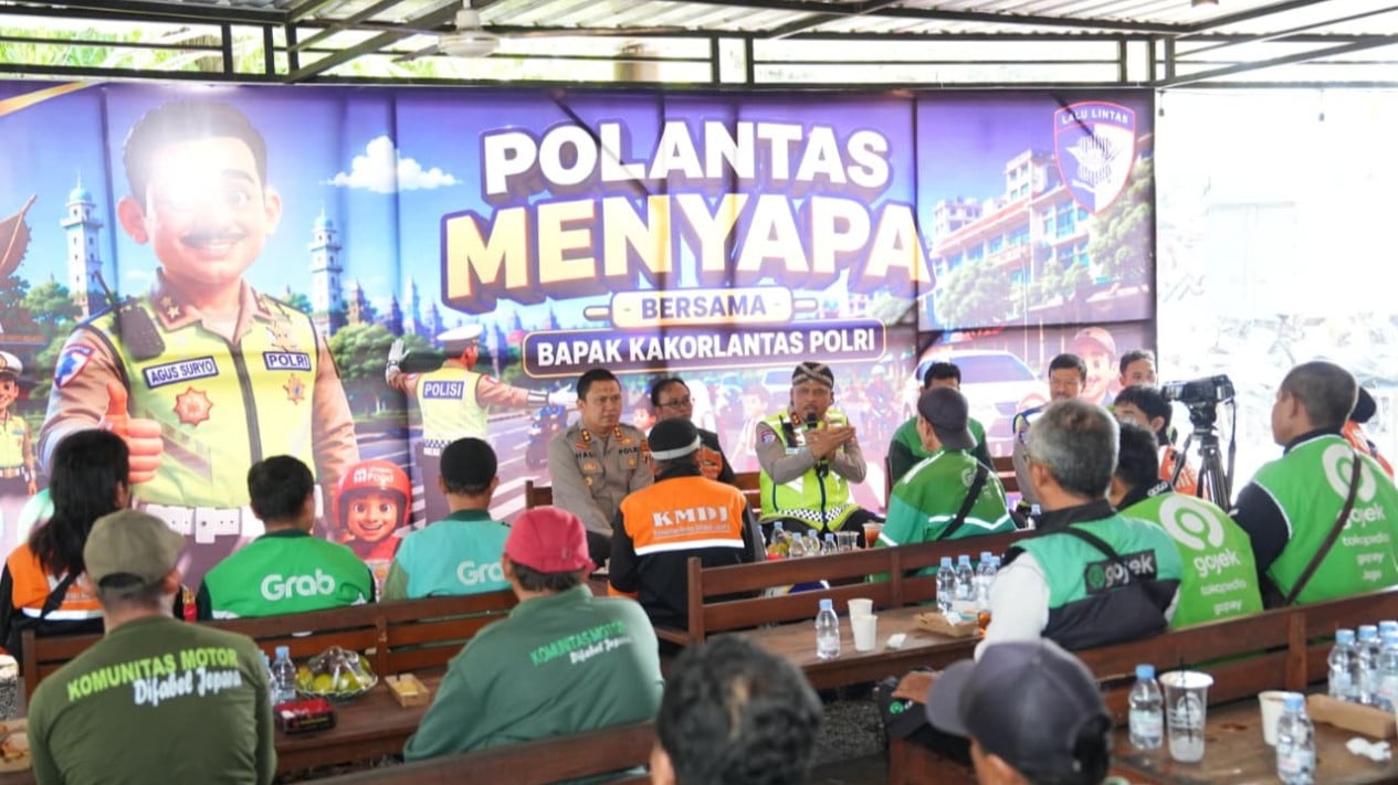 Coffee Breaks Down Barriers as Police Generals Meet Ojol Drivers in Jepara