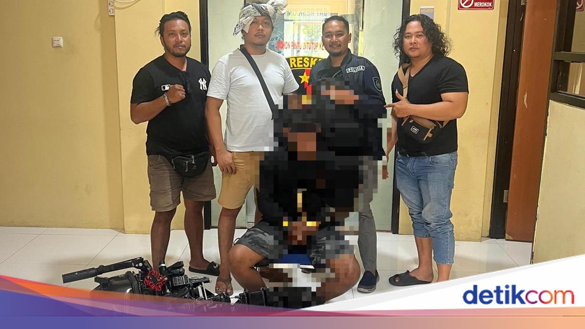 Lombok Utara Shop Burglar Arrested Hiding in Bushes