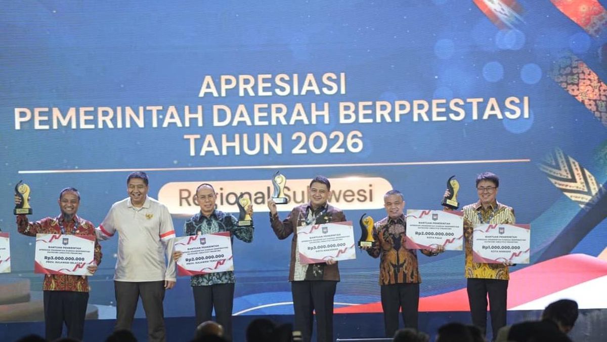 Ministry of Home Affairs Awards Makassar City Best in Creative Financing