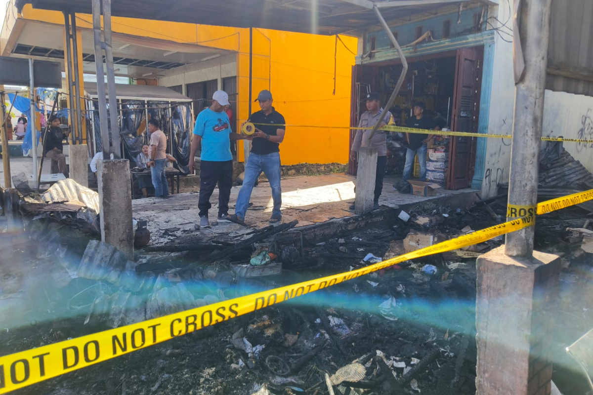 Fuel Kiosk in North Padang Lawas Regency, North Sumatra Catches Fire, Owner Suffers 50% Burns