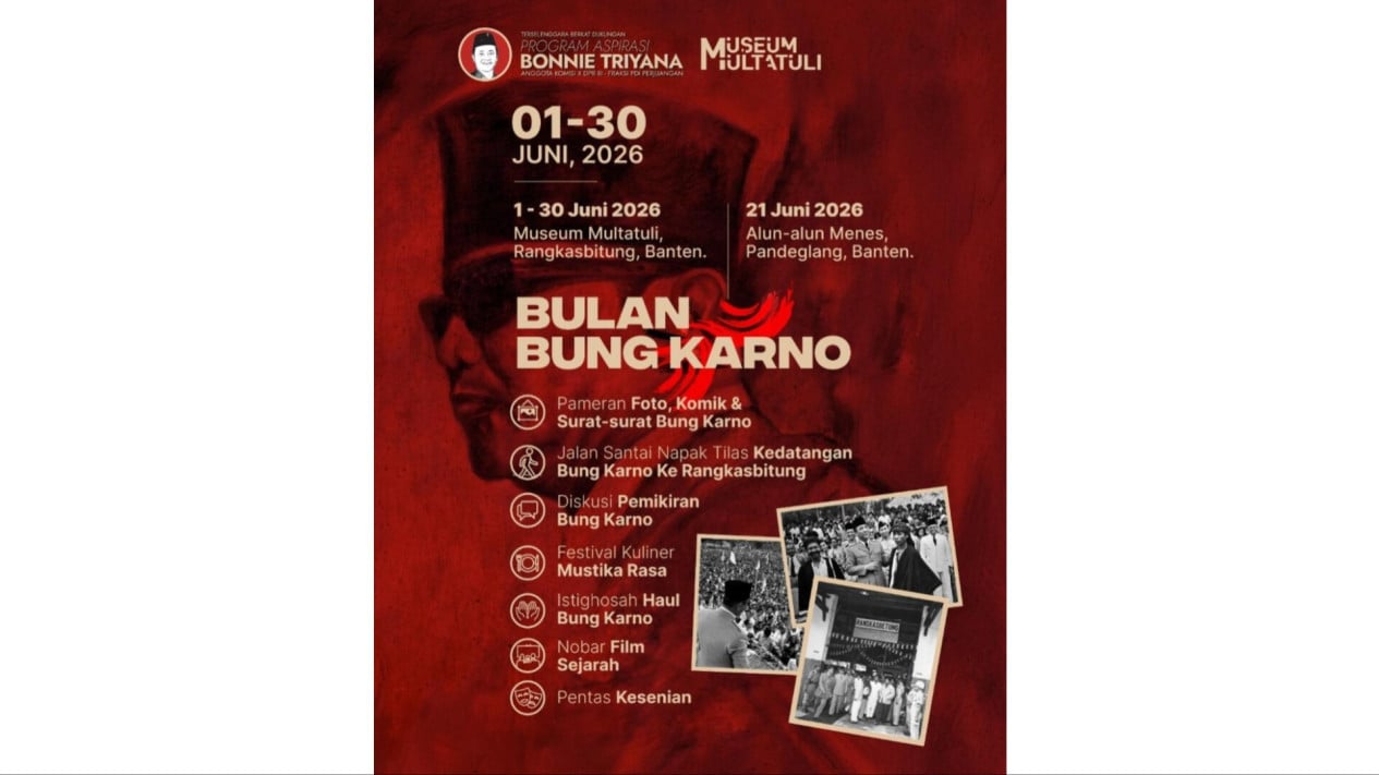 Bonnie Triyana Launches Bung Karno Month 2026 in Banten to Promote Sukarno's Teachings