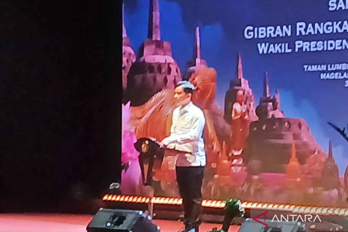 VP Gibran encourages Buddhists to help maintain peace and tolerance