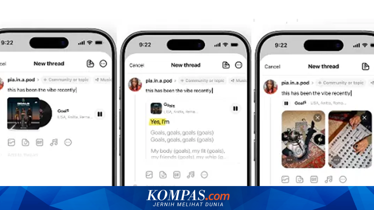 Threads Launches Music Sticker Feature in Indonesia