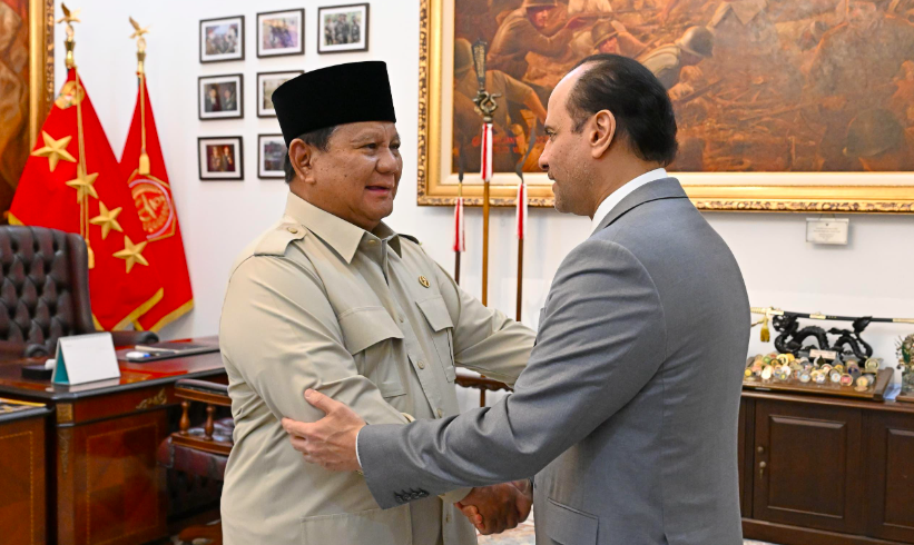 Prabowo Receives Qatar's Deputy Prime Minister