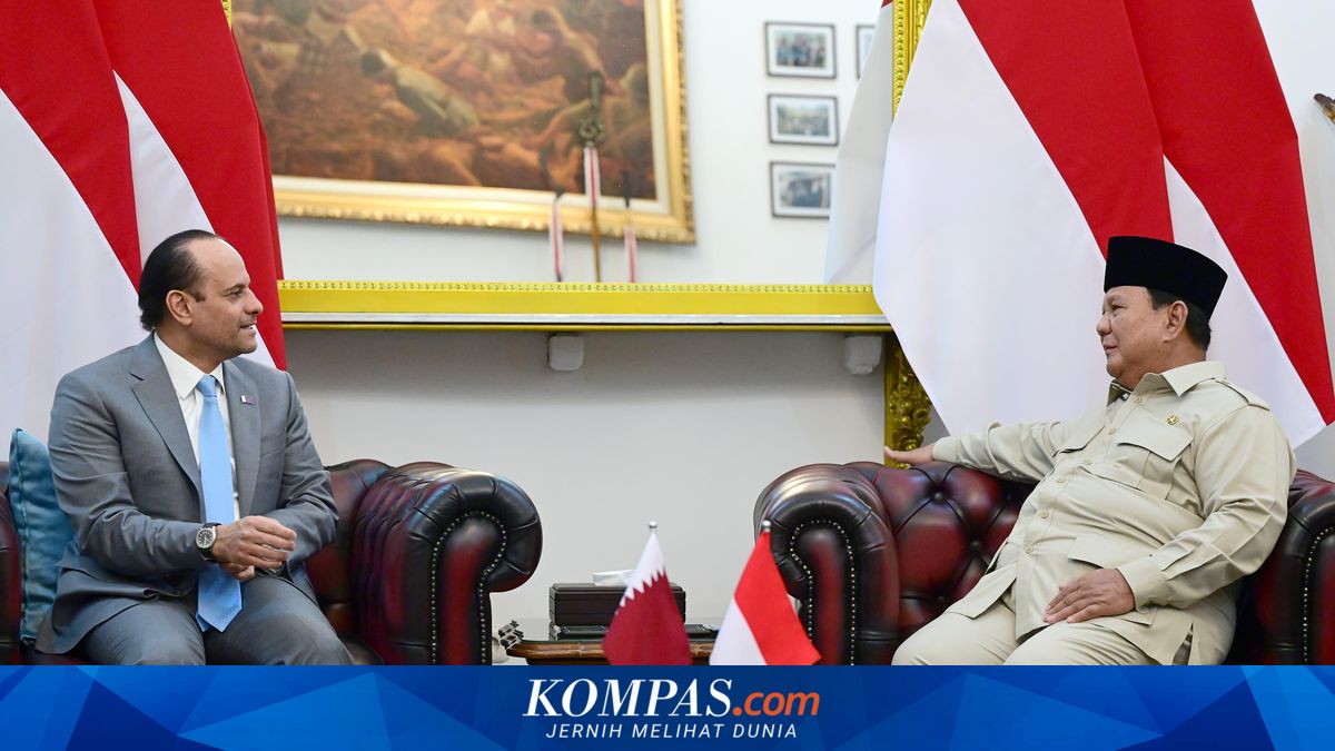 Qatar's Deputy PM and Defence Minister Meets Prabowo at Merdeka Palace