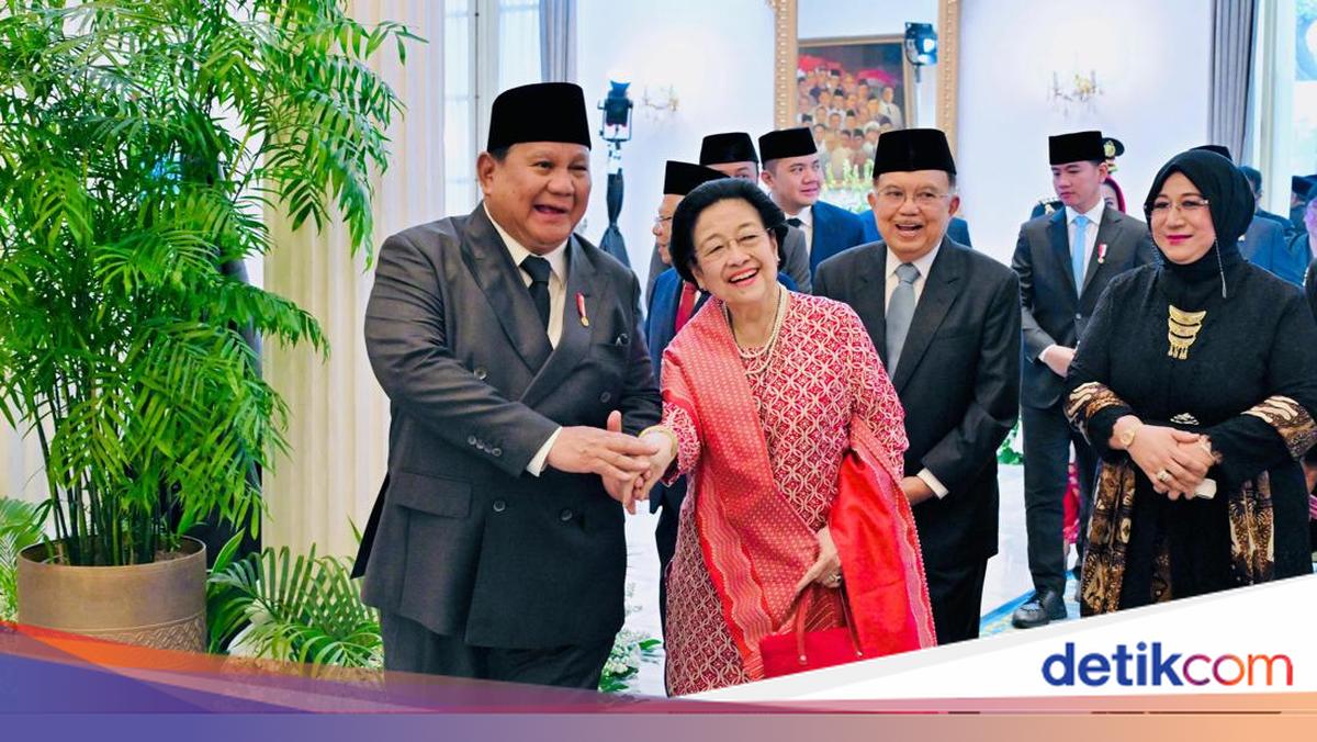 Gerindra: Prabowo and Megawati’s Hand-Holding Symbolises Strong Friendship